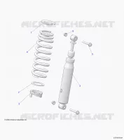 SUSPENSION, AMORTISSEUR AVANT MOUNTING