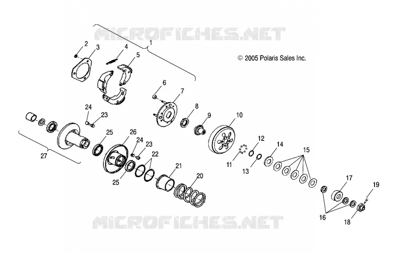 SYSTÈME DE TRANSMISSION, SECONDARY CLUTCH