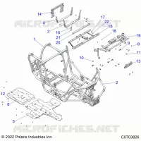 CHASSIS, MAIN FRAME AND SKID PLATES