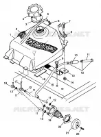 CARBURANT TANK XPLORER 300 W98CC28C (4945264526A014)