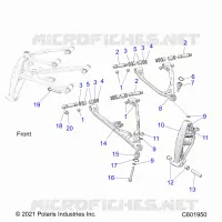 SUSPENSION, CONTROL ARMS, and SPINDLE