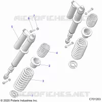 SUSPENSION, REAR SUPPORT AMORTISSEUR 