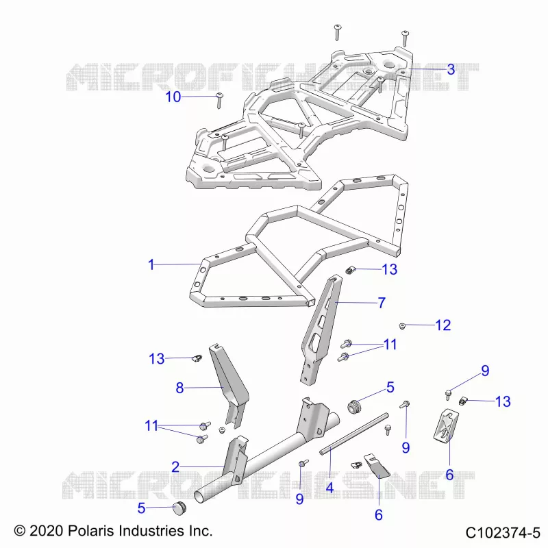 CARROSSERIE ARRIERE RACK