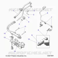 SYSTÃˆME D'ALIMENTATION, RAIL, LINES AND THROTTLE BODY