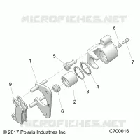 FREIN ARRIERE CALIPER