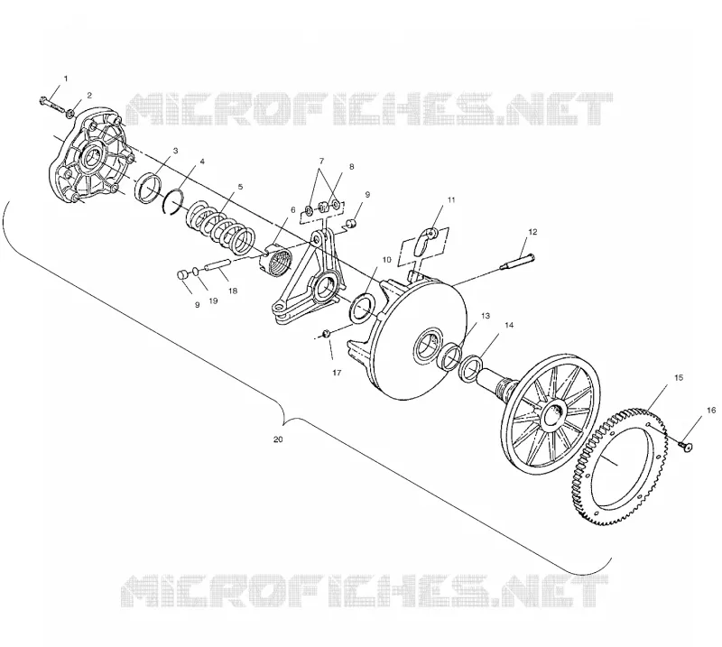 EMBRAYAGE DE TRANSMISSION