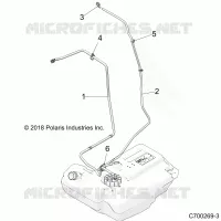 BODY, CARBURANT LINES, STD.