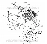 SUPPORT MOTEUR XLT TOURING 0952857 and  EUROPEAN XLT TOURING E952857 (4929172917C004)