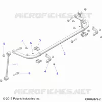 SUSPENSION, REAR BARRE STABILISATRICE