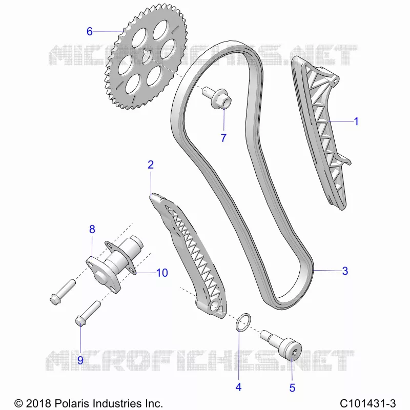 CHAINE DE DISTRIBUTION AND TENSIONER