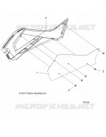 RIGHT HAND SIDE PANEL HEAT SHIELD AND HARDWARE 2 UP