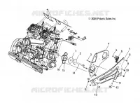 SUPPORT MOTEUR LH