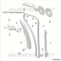CHAINE DE DISTRIBUTION AND TENSIONER