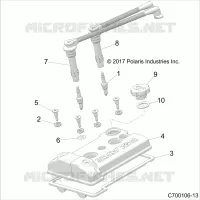 ENGINE, COUVERCLE SOUPAPE
