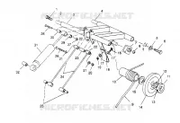 BRAS DE SUSPENSION ARRIERE 440 0952760, 440 SKS 0952560,  AND EUROPEAN 440 SK (4929032903B014)