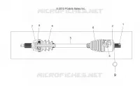 SYSTÈME DE TRANSMISSION, ARBRE DE TRANSMISSION, FRONT