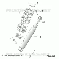 SUSPENSION AVANT SHOCK MOUNTING