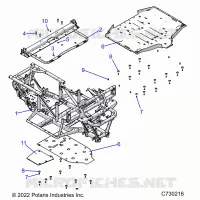 CHASSIS, CADRE 