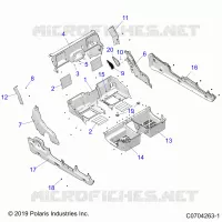 CARROSSERIE ARRIERE CLOSEOFF, FENDERS AND FLOOR
