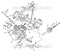 SUPPORT MOTEUR 6X6 350L W938739 (4924062406005A)