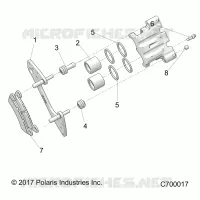 FREIN AVANT CALIPER