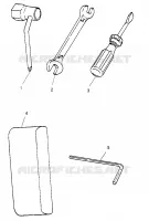 OUTILS SLX 780 B964287 and  Intl. SLX 780 I964287 (4937443744B012)
