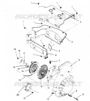 CARTERS REFROIDISSEMENT and  LANCEUR ASSEMBLY SPORT 0950443, SPORT TOURING 09 (4928822882D004)