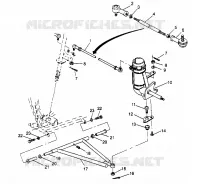 TRIANGLES DE SUSPENSIONS AVANT ET BIELLETTES DE DIRECTION Sport 400L W958540 (4930133013B007)