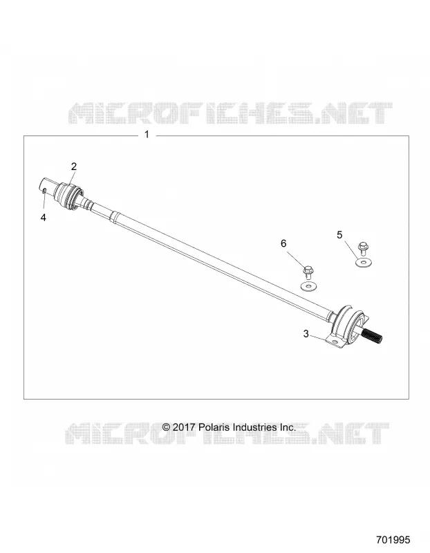 SYSTEME DE TRANSMISSION, REAR PROP SHAFT