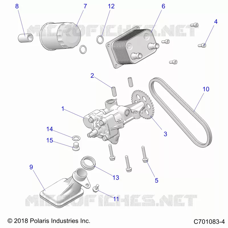 POMPE A HUILE AND OIL COOLER