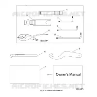 REFERENCES, TOOL KIT AND MANUEL DU PROPRIETAIRE