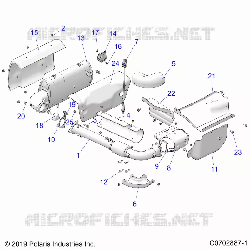 ENGINE, ECHAPPEMENT