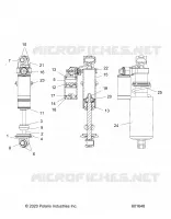 SUSPENSION, AMORTISSEUR AVANT TRACK