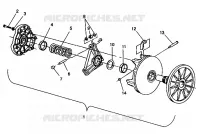 EMBRAYAGE DE TRANSMISSION ASSEMBLY LITE GT 0943133 AND STARLITE GT 0943127 (49250125010021)