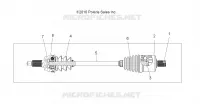 SYSTÈME DE TRANSMISSION, ARBRE DE TRANSMISSION, FRONT