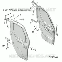 PORTES, FRONT, FULL, MOUNTING