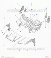 CAPOT, LINER, FRONT FENDERS,  PILLARS
