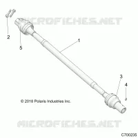 SYSTÃˆME DE TRANSMISSION, REAR PROP SHAFT