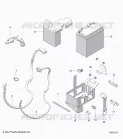 ELECTRICITE, BATTERY/BOX AND CABLES