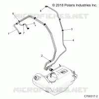 BODY, CARBURANT LINES, STD. 