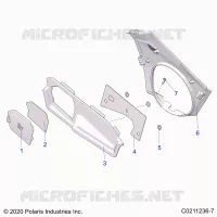 CLOSE OFF PANEL and ACCESS PANEL