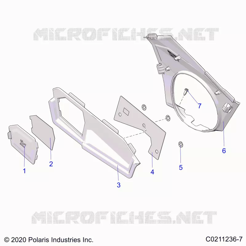 CLOSE OFF PANEL and ACCESS PANEL