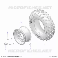 ROUES, FRONT TIRE