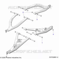 SUSPENSION AVANT CONTROL ARMS MOUNTING