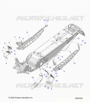 CHASSIS, PROTECTION D'EMBRAYAGE, FOOTRESTS, AND RUNNINGBOARDS