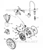 STATOR SPORTSMAN 500 W969244 and SWEDISH SPORTSMAN 500 S969244 (4936093609D013)