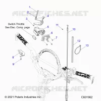 MOTEUR, THROTTLE CONTROL ASM.