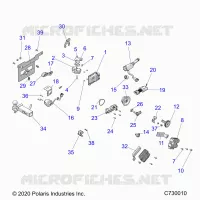 ELECTRICITE, COMPONENTS, LICENSE PLATE AND HITCH
