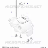 DRIVE TRAIN, SUPPORT PONT, FRONT
