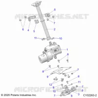 STEERING, COLONNE DE DIRECTION ASM.